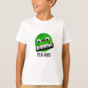 T-shirt Pea-ano Funny Musique Veggie Pea Pun