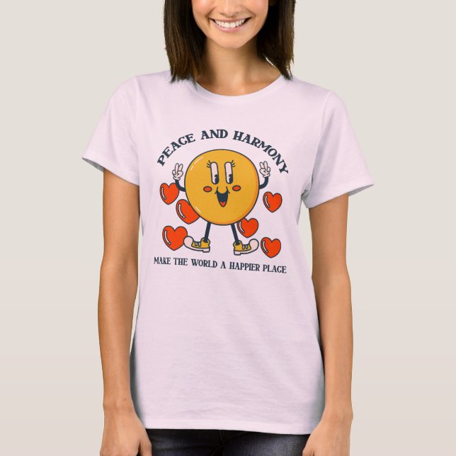 T-shirt Peace And Harmony (Devant)