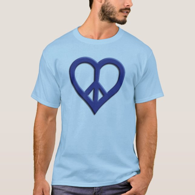 T-shirt Peace and Love Basic (Devant)