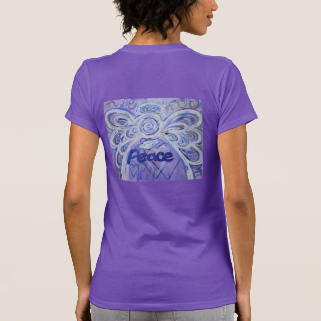 T-shirt Peace Angel (Peinture sur le dos) (Dos)