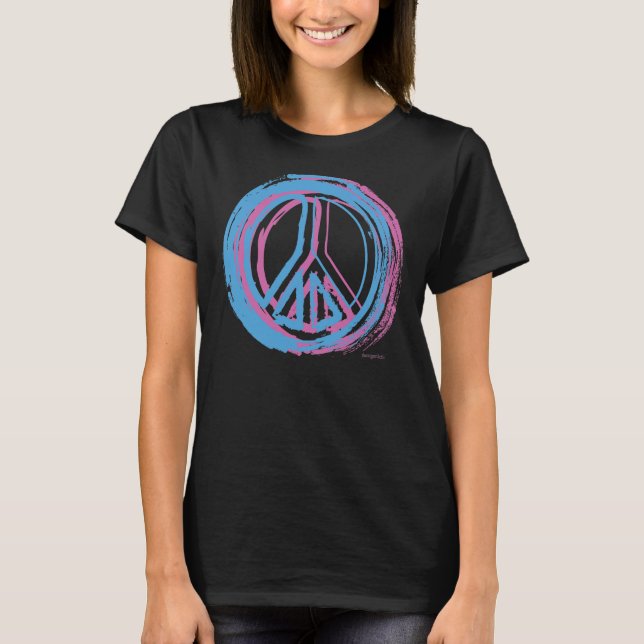 T-shirt Peace Burnout (Devant)
