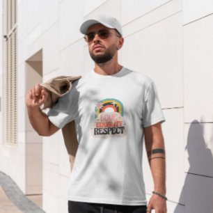 T-shirt Peace Day Love Rainbow