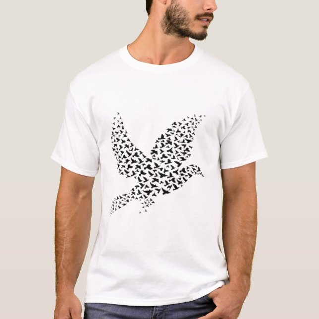 T-shirt Peace Dove World Peace Funny Cadeau   (Devant)