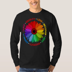 T-shirt Peace Equality Love Inclusion Hope Diversity Kindn