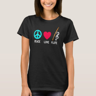 T-shirt Peace Lote Player Musique Retro Marching Band
