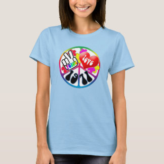 T-shirt Peace Love 1971 Shirt