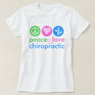 T-shirt Peace Love & Chiropractic