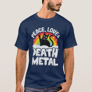T-shirt Peace Love Cure Alpha 1 Awareness Ribbon Warrior S