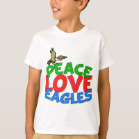 Peace Love Eagles Cool Bald Eagle Enfants