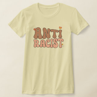 T-shirt Peace Love et Anti-Raciste