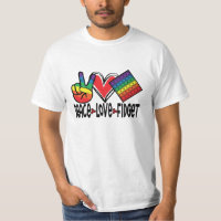Peace Love Fidget Pop It Popit Arc-en-ciel coloré