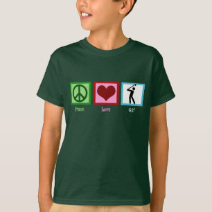 T-shirt Peace Love Golf