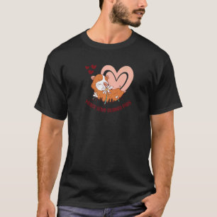 T-shirt Peace Love Guinea Pigs Saying For Guinea Pigs