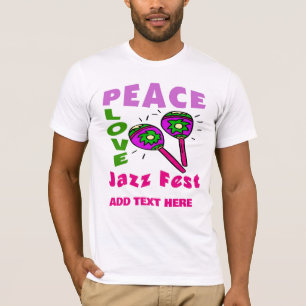 T-shirt Peace Love Jazz Fest