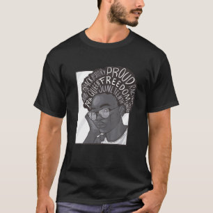 T-shirt Peace Love Jundixième BLM Freedom