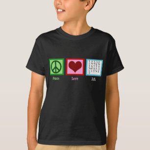 T-shirt Peace Love Langue des signes Enfants