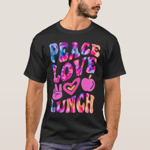 T-shirt PEACE LOVE LUNCH Lady Retro Cafétéria Super 100 D