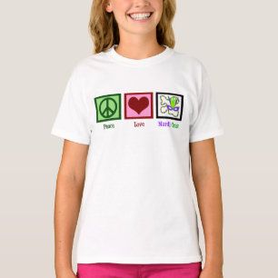 T-shirt Peace Love Mardi Gras Enfants