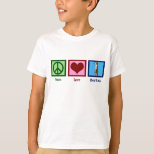 T-shirt Peace Love Meerkats Enfants
