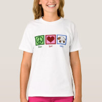 Peace Love Mouton mignon Enfants