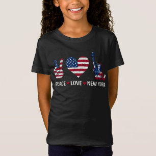 T-Shirt Peace Love New York