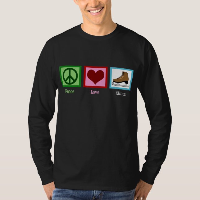 T-shirt Peace Love Pate (Devant)