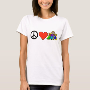 T-shirt Peace Love Quilting