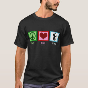 T-shirt Peace Love Randonnée