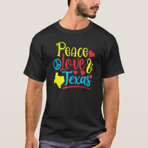 T-shirt Peace Love & Texas