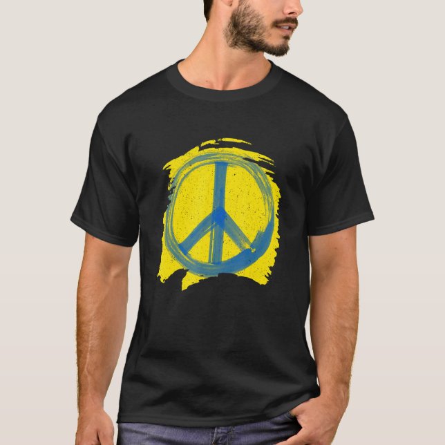 T-shirt Peace  No War Paint B (Devant)
