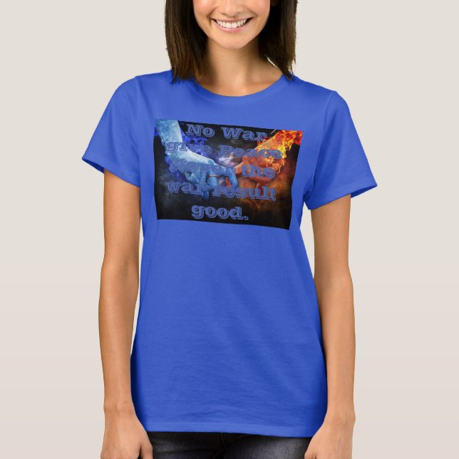 T-shirt Peace no war Women (Devant)