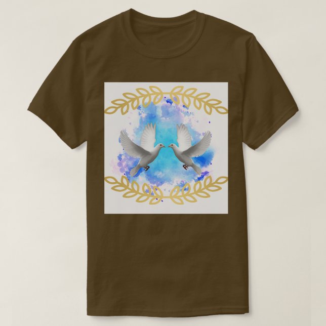 T-shirt Peace Pigeon 5 (Design devant)