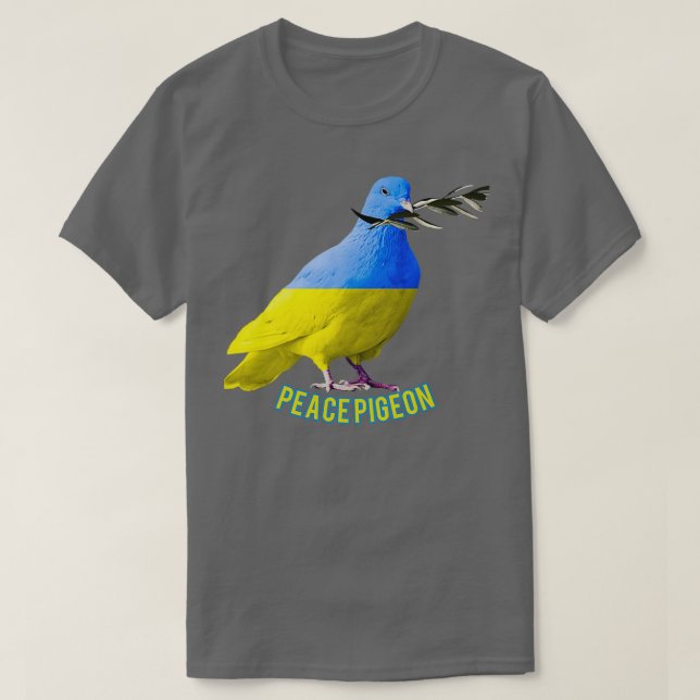 T-shirt Peace pigeon 7 (Design devant)