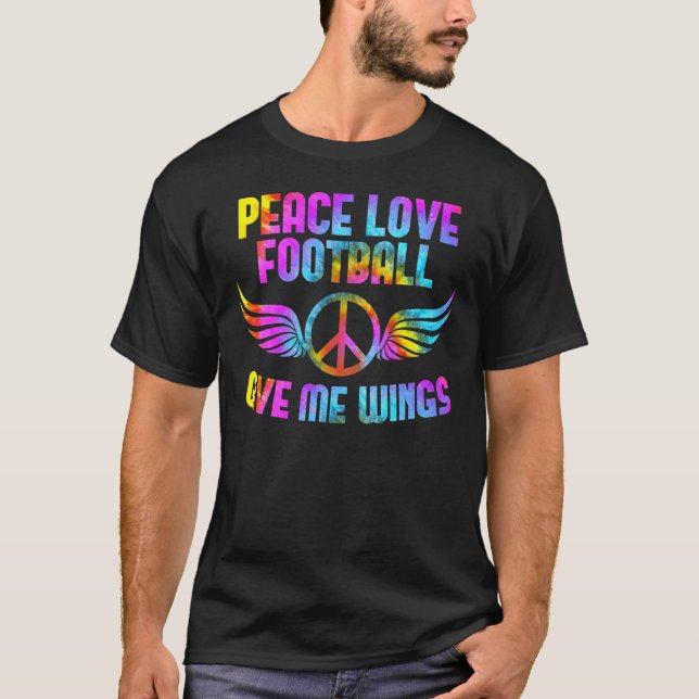 T-shirt Peace say American Football Team Peace Loo Foo (Devant)
