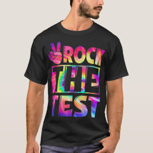 T-shirt Peace Tie Dye Rock Le Test Joyeux Test Jour Teac
