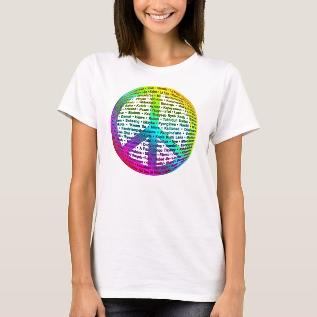 T-shirt Peace World (Devant)