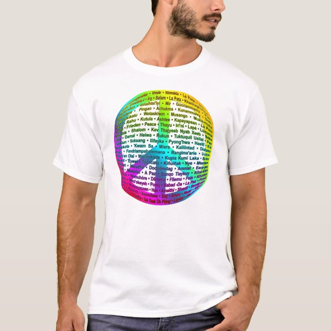 T-shirt Peace World (Devant)