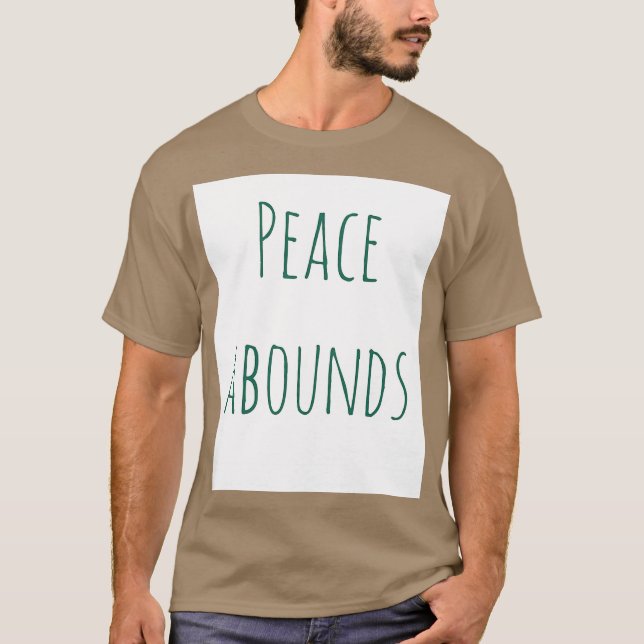 T-shirt PeaceAbounds (Devant)