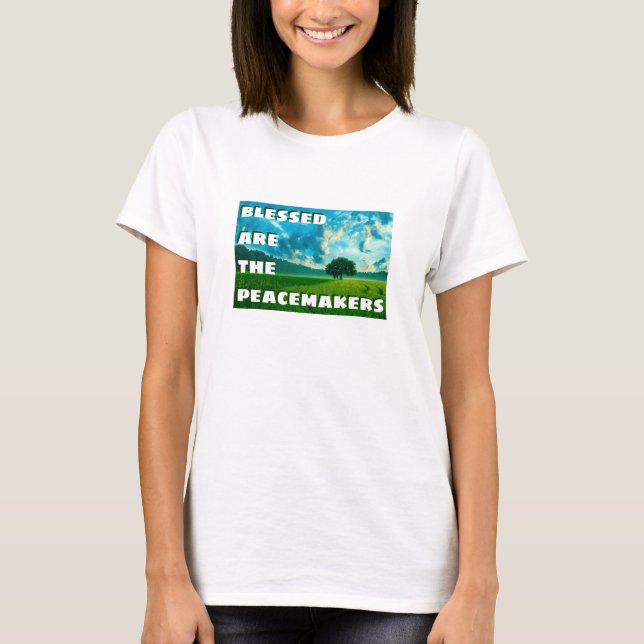 T-shirt Peacemakers (lumière) (Devant)