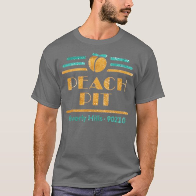 T-shirt Peach Pit Diner (Devant)