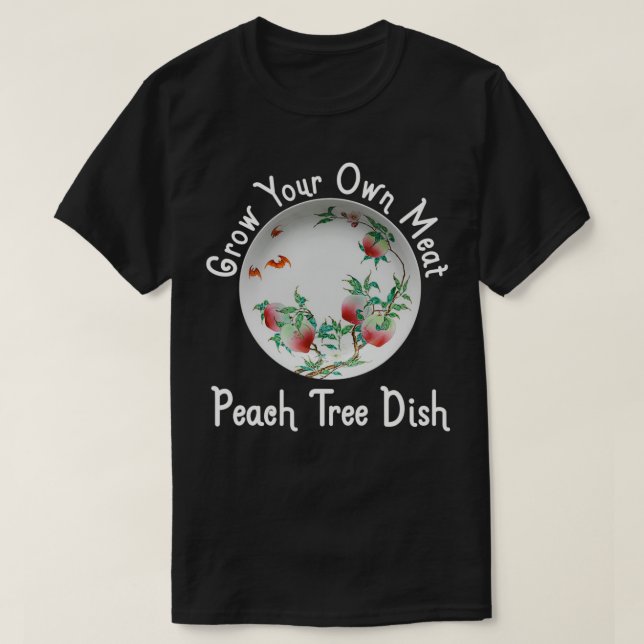 T-shirt Peach Tree Dish  (Design devant)