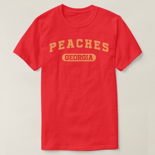 T-shirt Peacha Géorgie (Design devant)
