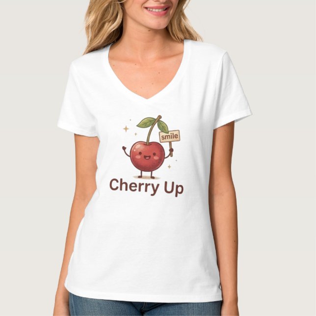 T-shirt Peachify: Cherry Up 2 (Devant)