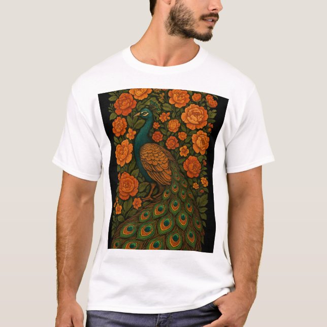 T-shirt Peacock (Devant)