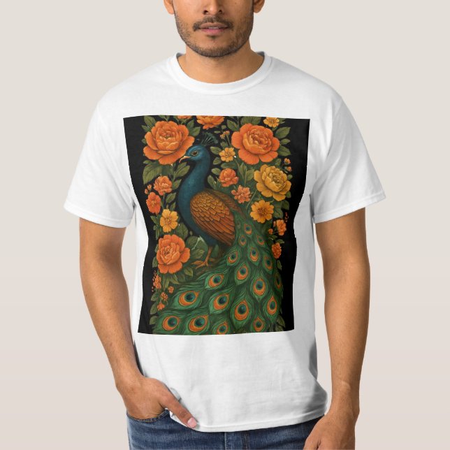 T-shirt Peacock  (Devant)