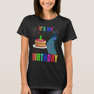 T-shirt Peacock 8e anniversaire mignon Oiseaux Animal Grap