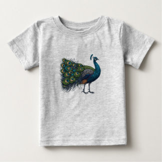 T-shirt Peacock bird Baby Fine Jersey
