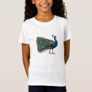 T-shirt Peacock bird Fine Jersey