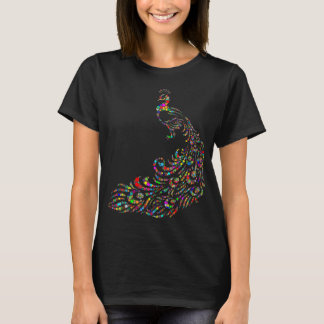 T-shirt Peacock coloré