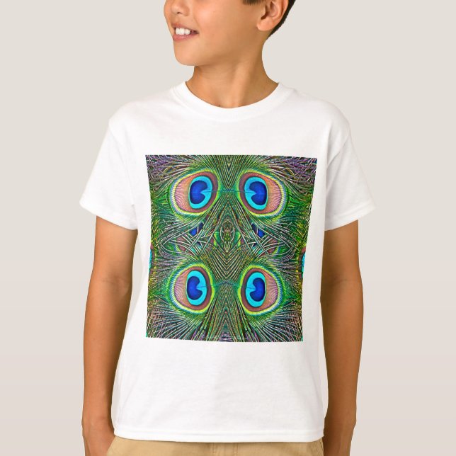 T-shirt Peacock Feathers (Devant)